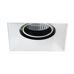 Recessed LED system spot COUPLED, 500mA, 8.9W 3000K 950lm 34�, CRi >90, white