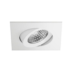 Inbouwarmatuur OLENI-S / PHASE DIM 830 hoekig, draaibaar, dimbaar IP20, wit mat dimbaar 6,7W 570lm 3000K 38� CRI >80