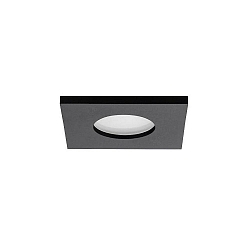 Inbouwarmatuur PROTECT-S vierkant, direct IP44, wit