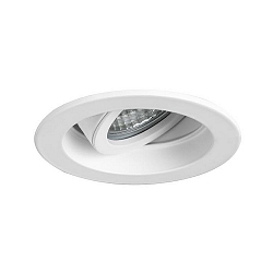 Inbouwarmatuur GU10 rond GU10 IP20, wit  50W