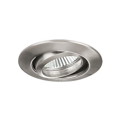 Recessed HV spot GU10, max. 50W, round, matt nickel