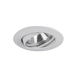 Recessed HV spot GU10, max. 50W, round, white