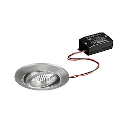 Downlight rond, draaibaar IP20, chroom mat 