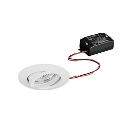 Downlight rond, draaibaar IP20, wit 