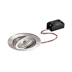 Downlight rond, draaibaar IP20, rvs 