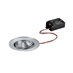 Downlight rond, draaibaar IP20, aluminium mat 