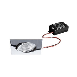 Downlight BB05 hoekig, draaibaar IP20, chroom 