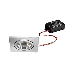 Downlight BB15 hoekig IP54, rvs 