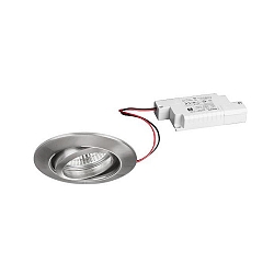recessed luminaire IP20, glossy, transparent  6W 680lm 3000K 20-40� 20-40� CRI 80-89