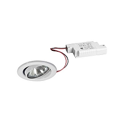 recessed spotlight BRONNY LED PHASE-DIM round, swivelling, incl. driver, set of 1 IP20, white matt dimmable