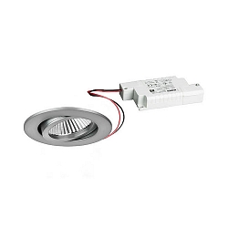 Downlight BB03 rond, dimbaar IP20, nikkel mat dimbaar