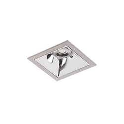 Inbouwarmatuur APOLLO MINI vierkant, schakelbaar LED IP20, zilver  9W 1229lm 4000K CRI 90-100