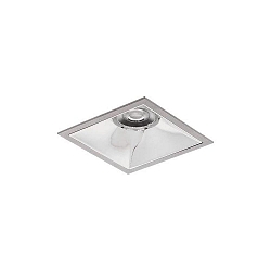 Plafondinbouwarmatuur APOLLO MIDI vierkant, direct IP20, zilver dimbaar