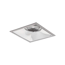 Plafondinbouwarmatuur APOLLO MEGA vierkant, direct IP20, zilver dimbaar
