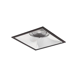 Plafondinbouwarmatuur APOLLO MEGA vierkant, direct IP20, zilver dimbaar
