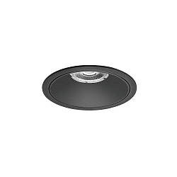Plafondinbouwarmatuur DIOS MIDI rond, direct IP20, zwart dimbaar