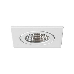 Downlight BB16 hoekig, DALI aanstuurbaar IP54, wit dimbaar