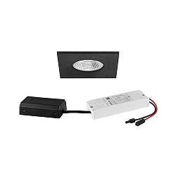 recessed luminaire IP65, glossy 7W 620lm 3000K 20-40� 20-40� CRI 80-89