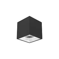 Downlight APOLLO MAXI hoekig, glad, DALI aanstuurbaar IP20, gepoedercoat, zwart dimbaar