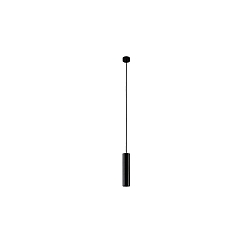 Pendelarmatuur TOMEK 270MM 1-vlams, cilindrisch, stijf GU10 IP20, zwart mat dimbaar