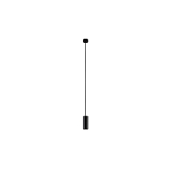 Pendelarmatuur TOMEK 150MM 1-vlams, cilindrisch, stijf GU10 IP20, zwart mat dimbaar