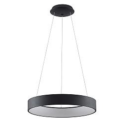 Pendelarmatuur GEORGA 2CCT CCT Switch, ring vorm IP20, zwart mat dimbaar