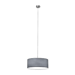 Pendelarmatuur SOFT TUBE 480 E27 IP20, groen, nikkel mat dimbaar