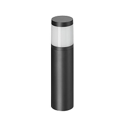 Lichtpaal STICK rond, schakelbaar LED IP65, zwart 