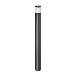 Lichtpaal STICK rond, schakelbaar LED IP65, zwart 