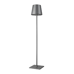 Staande lamp NIOBE schakelbaar E27 IP54, grafiet 