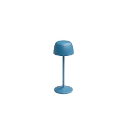 battery table lamp ROSS down, with touch dimmer IP54, blue dimmable