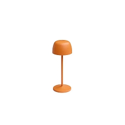 Tafellamp op batterijen ROSS down, met Touch-Dimmer IP54, oranje dimbaar