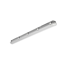 Armatuur voor vochtige ruimten HUMID ONE - 119CM schakelbaar, multipower, bekabeld IP65, grijs 