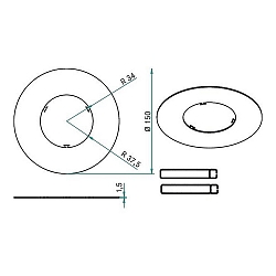 Adapter, wit