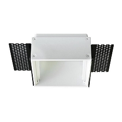 Inbouwframe COUPLED vierkant, wit
