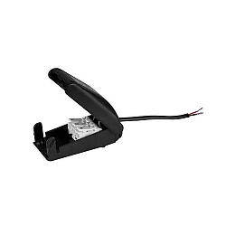 Aansluiting stopcontact, zwart