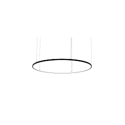Pendelarmatuur ANDROS IN � 180CM Matter bestuurbaar IP20, gepoedercoat, zwart mat dimbaar