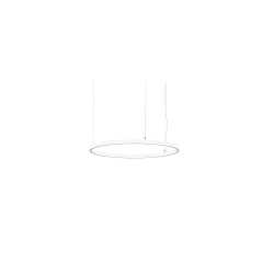 Pendelarmatuur ANDROS IN/OUT � 800CM DALI aanstuurbaar IP20, gepoedercoat, wit mat dimbaar