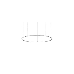 Pendelarmatuur ANDROS IN/OUT � 180CM DALI aanstuurbaar IP20, gepoedercoat, zwart mat dimbaar