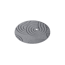 acoustical element SILENTIUM (STRUCTURE) 59.5CM round, asymmetrical, grey