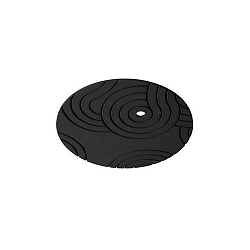 acoustical element SILENTIUM (STRUCTURE) 59.5CM round, asymmetrical, black