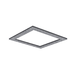 acoustical element SILENTIUM SQUARE 79.5CM square, grey