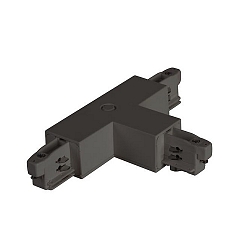 3-fase T-connector beschermingsgeleider links, zwart