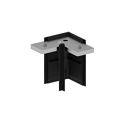 corner connector PEPA HIGH - 90� mechanical, black, silver