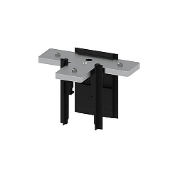 T-connector PEPA HIGH mechanisch, zwart, zilver