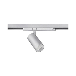 3-fase spot TRAXX MICRO rond, roteerbaar IP20, zilver dimbaar