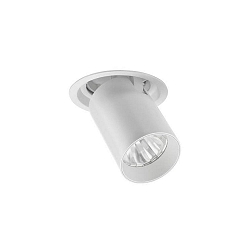 Plafondinbouwarmatuur TRAXX MIDI draaibaar, roteerbaar, direct IP20, wit dimbaar
