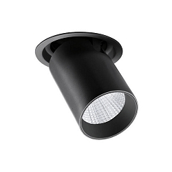 Spot TRAXX MAXI rond, draaibaar, roteerbaar, schakelbaar LED IP20, zwart 