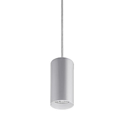 Pendelarmatuur TRAXX MINI rond, schakelbaar LED IP20, zilver 