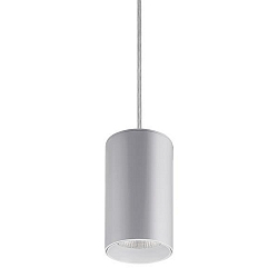 Pendelarmatuur TRAXX MAXI rond, schakelbaar LED IP20, zilver 